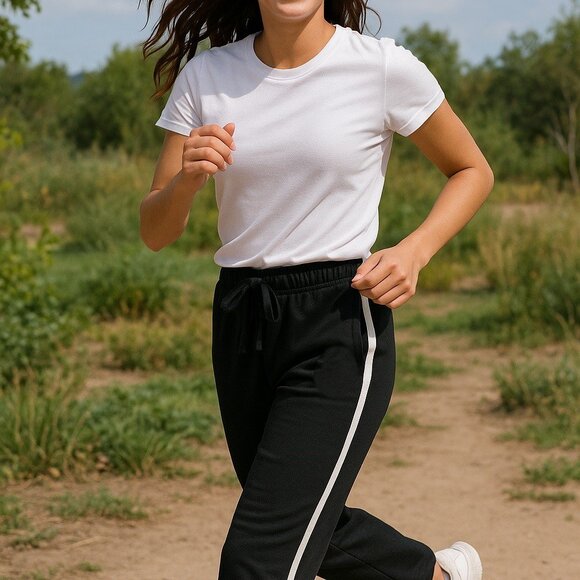 Hollister Side-Stripe Straight Sweatpants - XS - Picture 1 of 7